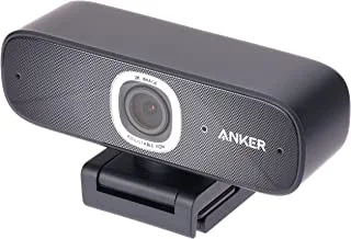 Anker PowerConf C302 Smart Full HD كاميرا ويب ، تأطير مدعوم بالذكاء الاصطناعي وضبط تلقائي للصورة ، كاميرا ويب 2K مع ميكروفونات لإلغاء الضوضاء ، FoV قابل للتعديل ، HDR ، 30 إطارًا في الثانية ، تصحيح الإضاءة المنخفضة ، البث