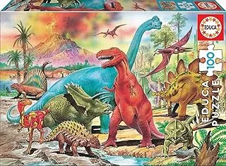 مجموعة أحجية الديناصورات من Educa 100 قطعة