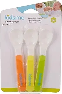 Kidsme 140298 Baby Feeding Spoon Set 3-Pieces