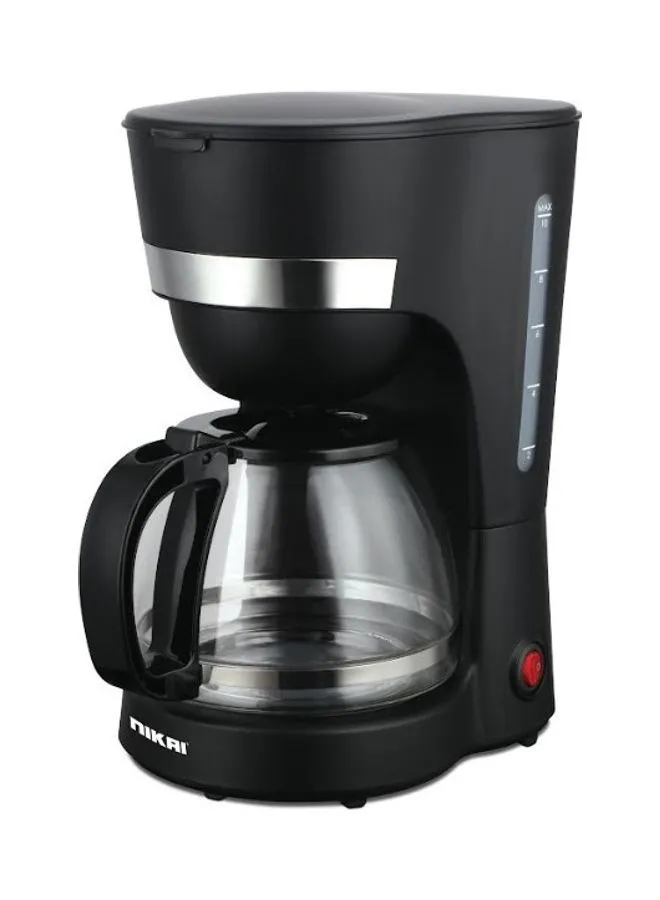 NIKAI Coffee Maker 1.25 L 750 W NCM1210AX Black