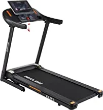 Endless Elite Treadmill for Home Use - 4HP Peak DC Motor|110 kg Max Weight| Max Speed 14Km/hr| 410mm Area|Speakers|Foldable with manual Incline