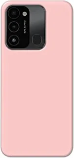 Khaalis Solid Color Pink matte finish shell case back cover for Tecno Spark 8c - K208225