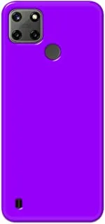Khaalis Solid Color Purple matte finish shell case back cover for Realme C25Y - K208241