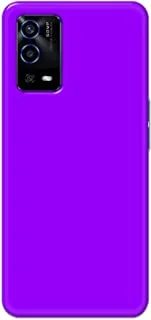 Khaalis Solid Color Purple matte finish shell case back cover for Oppo A55 - K208241