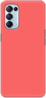 Khaalis Solid Color Pink matte finish shell case back cover for Oppo Reno5 Pro 5G - K208226