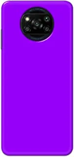 Khaalis Solid Color Purple matte finish shell case back cover for Xiaomi Poco X3 Pro - K208241