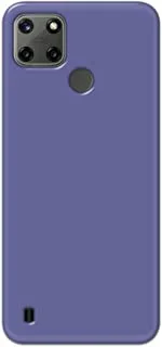 Khaalis Solid Color Blue matte finish shell case back cover for Realme C25Y - K208247