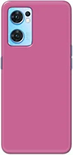 Khaalis Solid Color Purple matte finish shell case back cover for Oppo Reno 7 - K208232