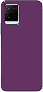 Khaalis Solid Color Purple matte finish shell case back cover for Vivo Y21 2021 - K208237