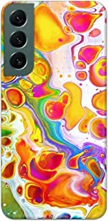 Khaalis Marble Print Multicolor matte finish designer shell case back cover for Samsung S22 - K208222