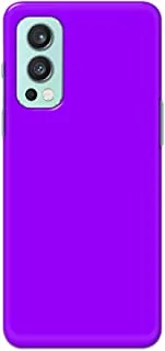 Khaalis Solid Color Purple matte finish shell case back cover for OnePlus Nord 2 5G - K208241