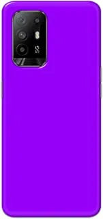 Khaalis Solid Color Purple matte finish shell case back cover for Oppo A93 - K208241
