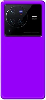 Khaalis Solid Color Purple matte finish shell case back cover for Vivo X80 Pro 5G - K208241