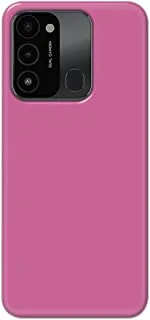 Khaalis Solid Color Purple matte finish shell case back cover for Tecno Spark 8c - K208232