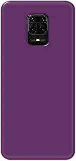 Khaalis Solid Color Purple matte finish shell case back cover for Xiaomi Redmi Note 9 Pro - K208237