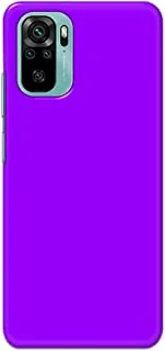 Khaalis Solid Color Purple matte finish shell case back cover for Xiaomi Redmi Note 10 - K208241