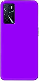 Khaalis Solid Color Purple matte finish shell case back cover for Oppo A16 - K208241
