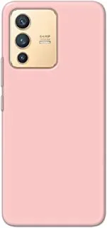 Khaalis Solid Color Pink matte finish shell case back cover for Vivo V23 - K208225