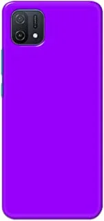 Khaalis Solid Color Purple matte finish shell case back cover for Oppo A16k - K208241