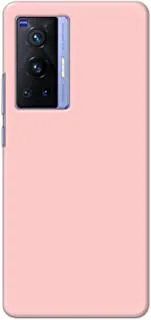 Khaalis Solid Color Pink matte finish shell case back cover for Vivo X70 Pro - K208225