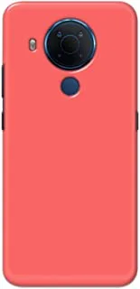 Khaalis Solid Color Pink matte finish shell case back cover for Nokia 5.4 - K208226