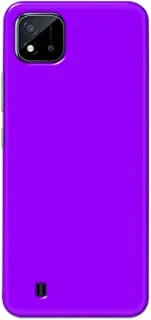 Khaalis Solid Color Purple matte finish shell case back cover for Realme C11 2021 - K208241