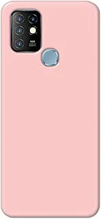Khaalis Solid Color Pink matte finish shell case back cover for Infinix Hot 10 - K208225