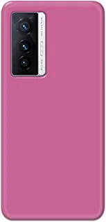 Khaalis Solid Color Purple matte finish shell case back cover for Vivo X70 - K208232