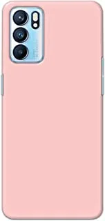 Khaalis Solid Color Pink matte finish shell case back cover for Oppo RENO 6 - K208225