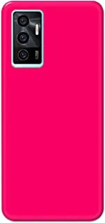 Khaalis Solid Color Pink matte finish shell case back cover for Vivo V23e - K208231