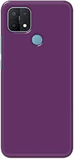 Khaalis Solid Color Purple matte finish shell case back cover for Oppo A15 - K208237