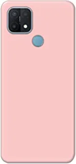 Khaalis Solid Color Pink matte finish shell case back cover for Oppo A15s - K208225