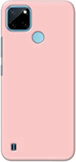 Khaalis Solid Color Pink matte finish shell case back cover for Realme C21Y - K208225