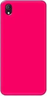 Khaalis Solid Color Pink matte finish shell case back cover for Vivo Y1s - K208231