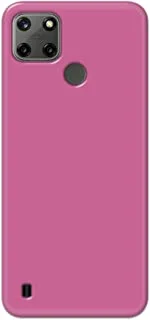 Khaalis Solid Color Purple matte finish shell case back cover for Realme C25Y - K208232