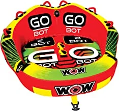 WOW Watersports Go Bot Towable, Front and Back Tow Points, Towable Water Tube