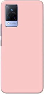 Khaalis Solid Color Pink matte finish shell case back cover for Vivo V21 - K208225