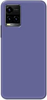 Khaalis Solid Color Blue matte finish shell case back cover for Vivo Y33s - K208247