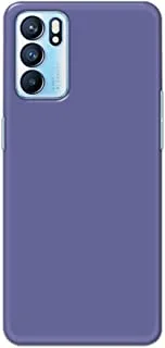 Khaalis Solid Color Blue matte finish shell case back cover for Oppo RENO 6 - K208247