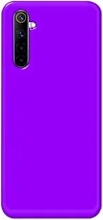 Khaalis Solid Color Purple matte finish shell case back cover for Realme 6 - K208241