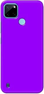 Khaalis Solid Color Purple matte finish shell case back cover for Realme C21Y - K208241