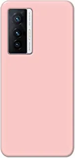 Khaalis Solid Color Pink matte finish shell case back cover for Vivo X70 - K208225