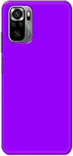Khaalis Solid Color Purple matte finish shell case back cover for Xiaomi Redmi Note 10s - K208241