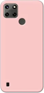 Khaalis Solid Color Pink matte finish shell case back cover for Realme C25Y - K208225