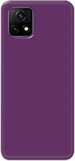 Khaalis Solid Color Purple matte finish shell case back cover for Vivo Y72 5G - K208237