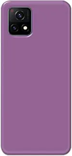 Khaalis Solid Color Purple matte finish shell case back cover for Vivo Y72 5G - K208233