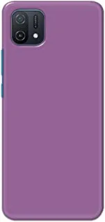 Khaalis Solid Color Purple matte finish shell case back cover for Oppo A16k - K208233