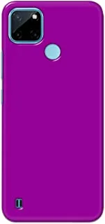 Khaalis Solid Color Purple matte finish shell case back cover for Realme C21Y - K208240