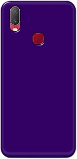 Khaalis Solid Color Purple matte finish shell case back cover for Vivo Y11 2019 - K208242