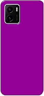 Khaalis Solid Color Purple matte finish shell case back cover for Vivo Y15s - K208240